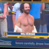 Here’s Milverine’s message to the World Series champion Milwaukee Brewers, and that’s it — Grafton Arts news